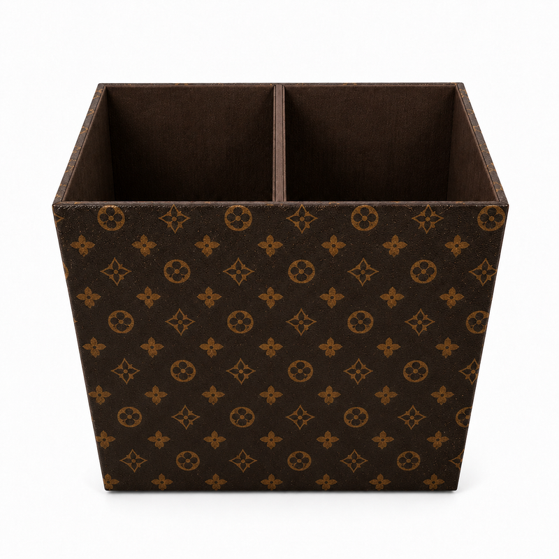 Double bin with 2 compartments