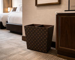 Hotel Leatherware twin bin