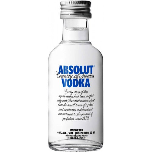 Absolut Vodka 50ml x 12
