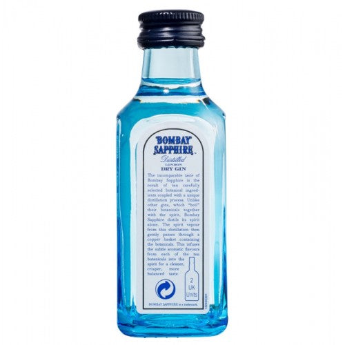 Bombay Gin Sapphire 50ml x 12 - Image 6