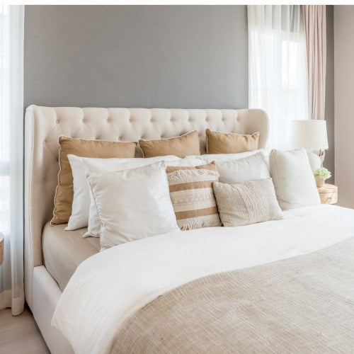 King Bed Egyptian Cotton Fitted Sheet - Image 4