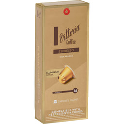 Vittoria Espresso Nespresso Compatible Coffee Pods 10s