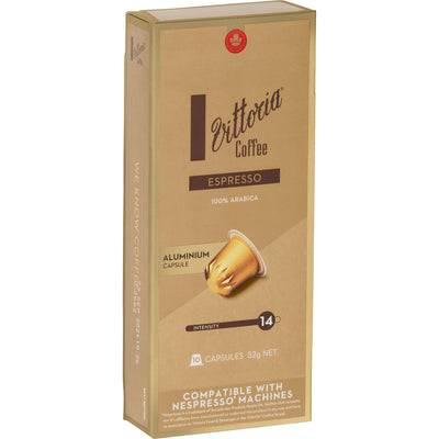 Vittoria Espresso Nespresso Compatible Coffee Pods 10s