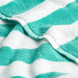 Teal Coloured Stripe Pool Towel - Image 3