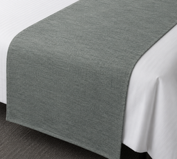 grey hotel bed runner