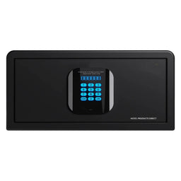 Black electronic safe with digital keypad 
