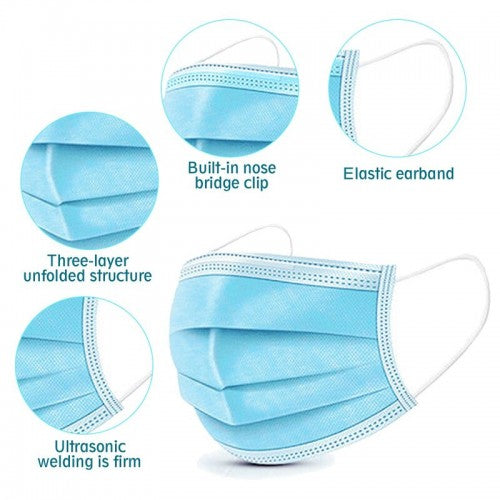 Disposable face masks x 50 - Image 4
