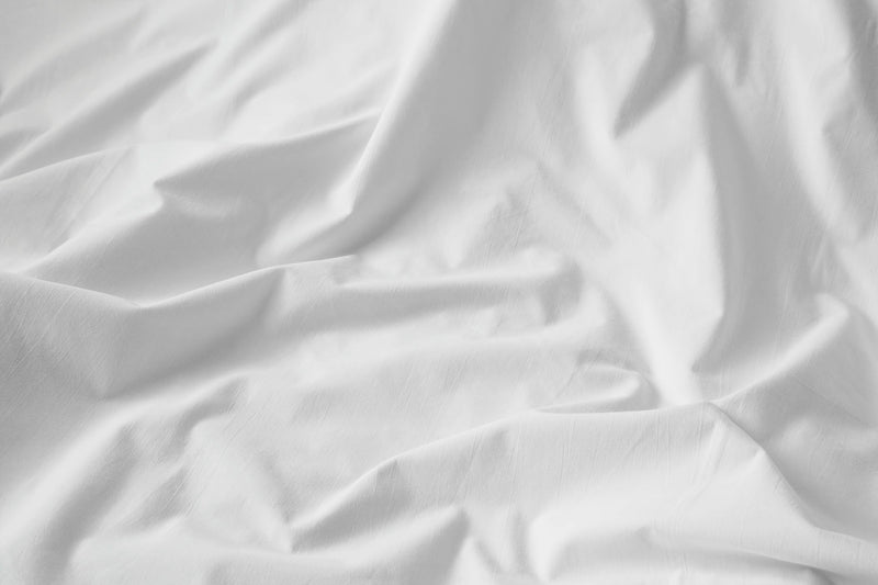 White cotton sheet texture or background