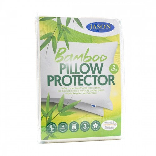 Bamboo Standard Pillow Protector 2 Packs - Image 4