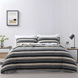 Brighton Charcoal KSB Duvet Cover Set