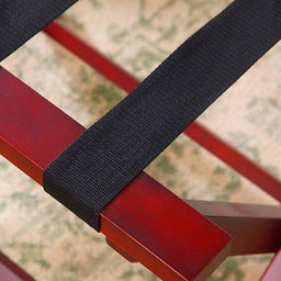 Wooden Luggage Rack - Cherry Red - Image 4