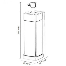 Single Manual Soap Dispenser 300ml - Image 4