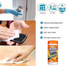 Homebright Orange Cleaner Wipes - Image 3