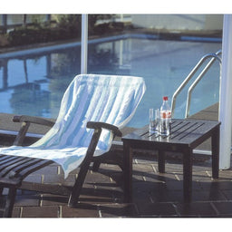 Blue Sage Stripe Pool Towel - Image 2