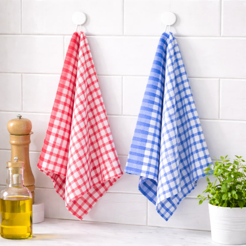 Waffle Check Tea Towel Set of 10 - Image 3