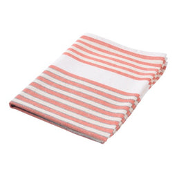 Butchers Stripe Tea Towel - Red - Image 2