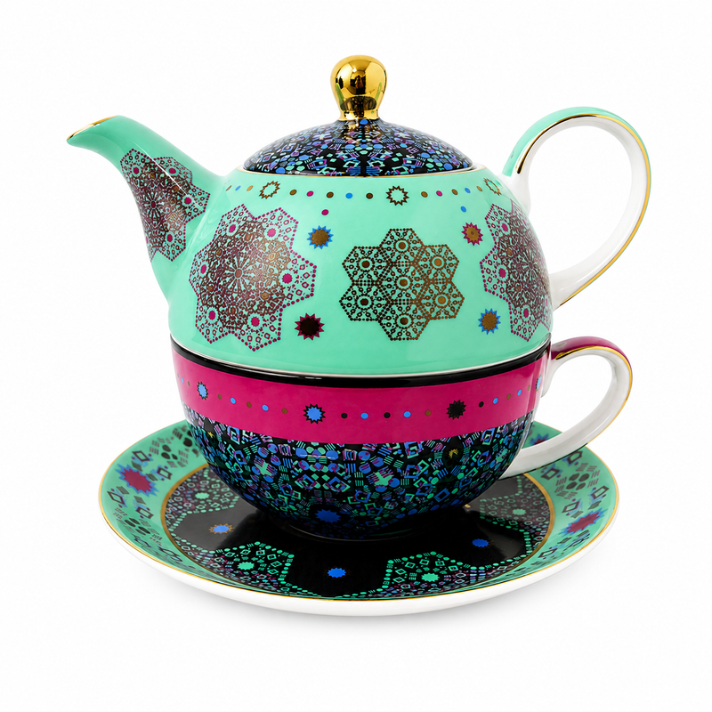 T2 Moroccan Tealeidoscope Aqua Teapot