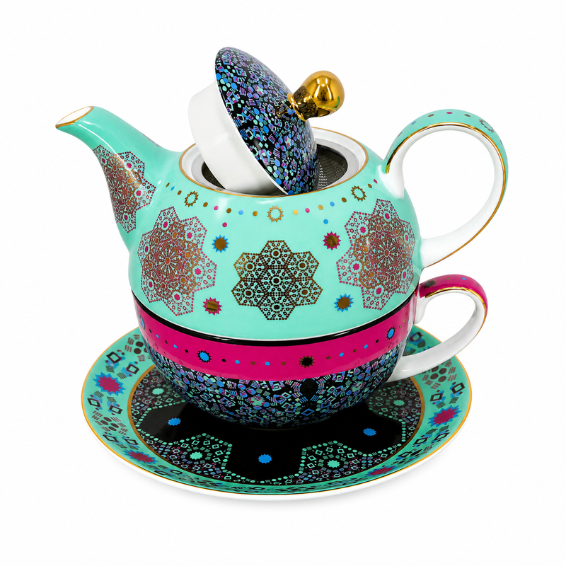 T2 Moroccan Tealeidoscope Aqua Teapot