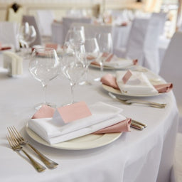 White Spun Poly Napkin - Image 2