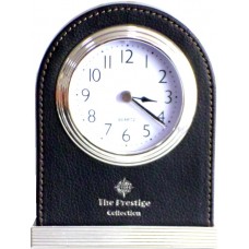 Stitched Leather Hotel Clock