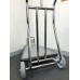 Porters Luggage Buggy - Chrome Bar and Grey Carpet