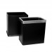 Black Stainless Steel Bin 10L