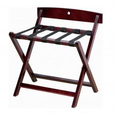 Wooden Luggage Rack - Red Mahogany