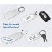 Long Oblong Key Tag with Ring