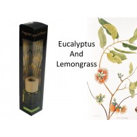 Lemongrass & Eucalyptus Oil Diffuser 50ml + Rattan Sticks