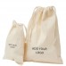 Natural Cotton Drawstring Bags 10 x 20cm