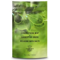 Peppermint Eucalyptus Bath Salts 200gm + FREE Loofah