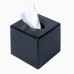 Cube Matt Black Tissue Box