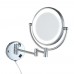 Electric Magnifying Mirror Wall-Mount Chrome 