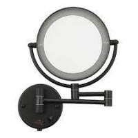 Electric Magnifying Mirror Wall-Mount Black