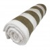 Latte Coloured Stripe Pool Towel