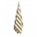 Latte Coloured Stripe Pool Towel