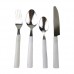 White Stainless Steel Cutlery Set 16pcs