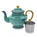 T2 Ombre Opulence Peacock Tall Teapot