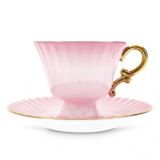 T2 Ombre Opulence Pink Cup And Saucer