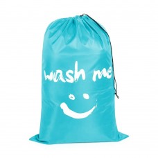 Teal WASH ME Laundry bags