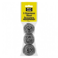 Stainless Steel Scourer - Pack of 3