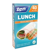 Zeus Reusable Sandwich Bag - Pack of 40