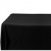 Black Tablecloth 137 x 224 cm