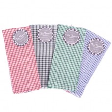 Checked Tea Towel Set of 4