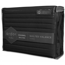 Ardor SB Quilted Valance Black