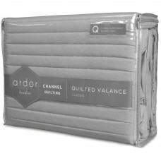 Ardor SB Quilted Valance Silver