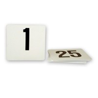 Plastic Table Numbers 1 - 25