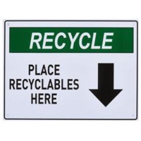 Place Recyclables Here