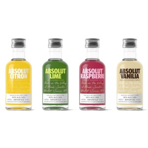 Absolut Vodka Flavour Mix 50ml x 4