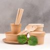 Wood Cutlery Set (4 pieces) x 50 - Image 2
